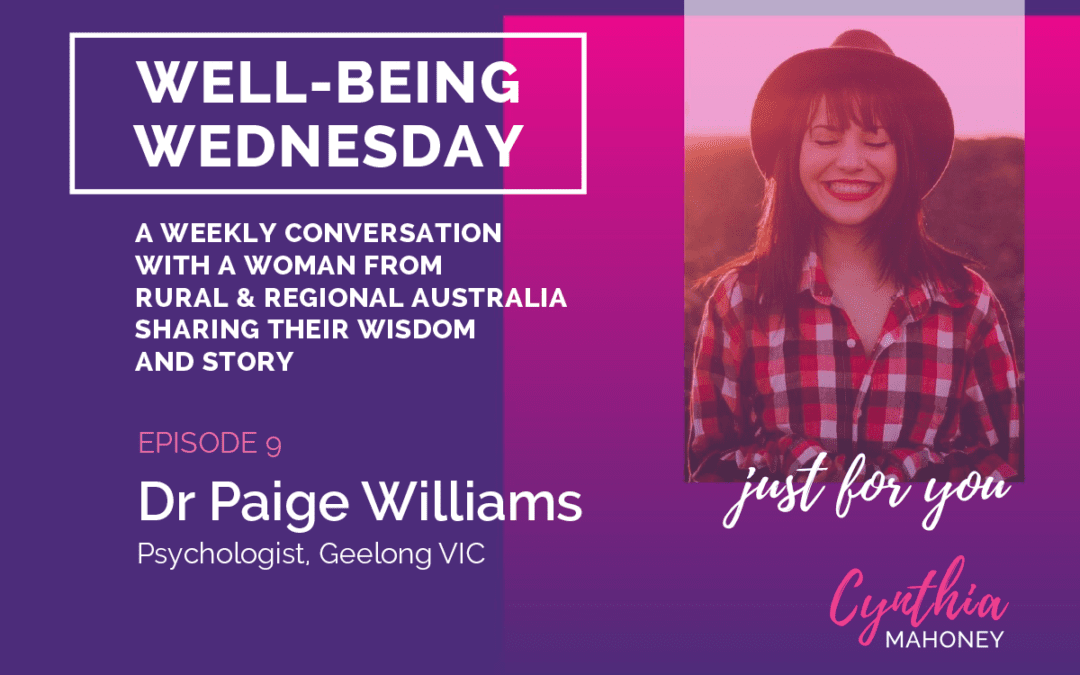 Ep 9: Dr Paige Williams